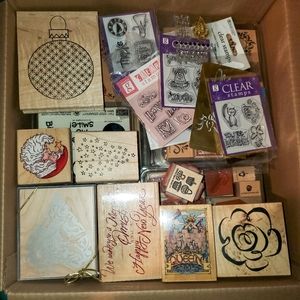 Ink stamp lot of 120+